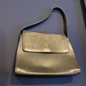 Fossil Black Leather Shoulder Bag